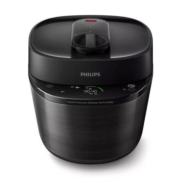 飛利浦 快速洩壓智慧萬用鍋 (黑小萬) 